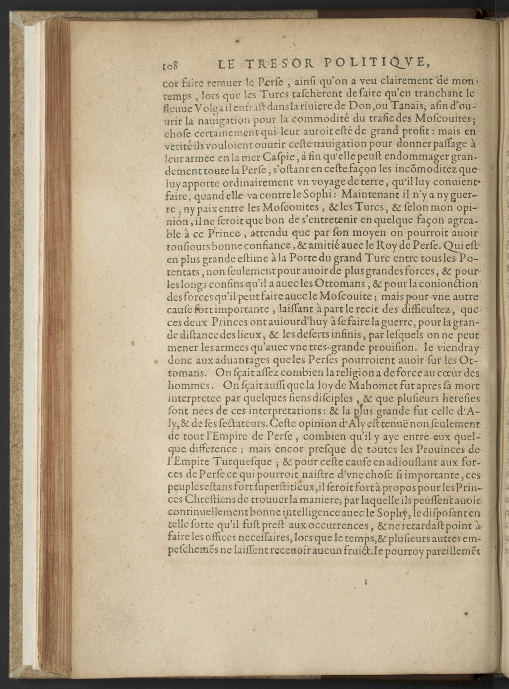 1608 - Nicolas Du Fossé - Trésor politique - BnF Tolbiac