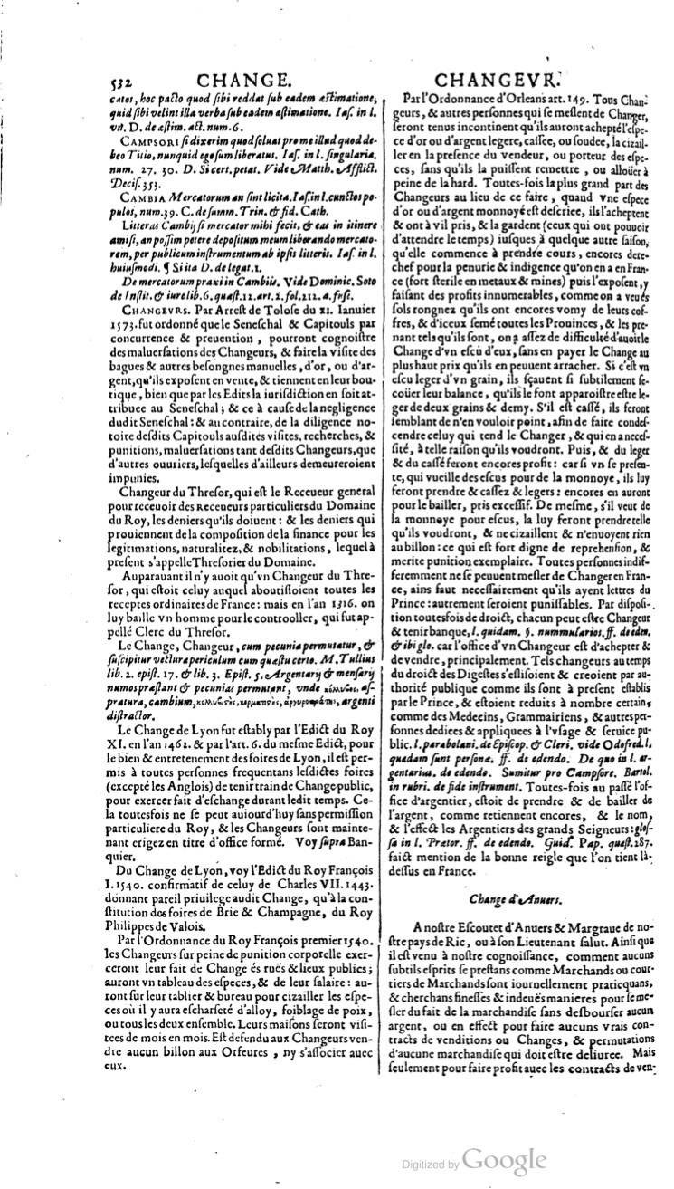 1629 - Veuve Nicolas Buon - Trésor du droit français (21754 T. 1) - BM Lyon