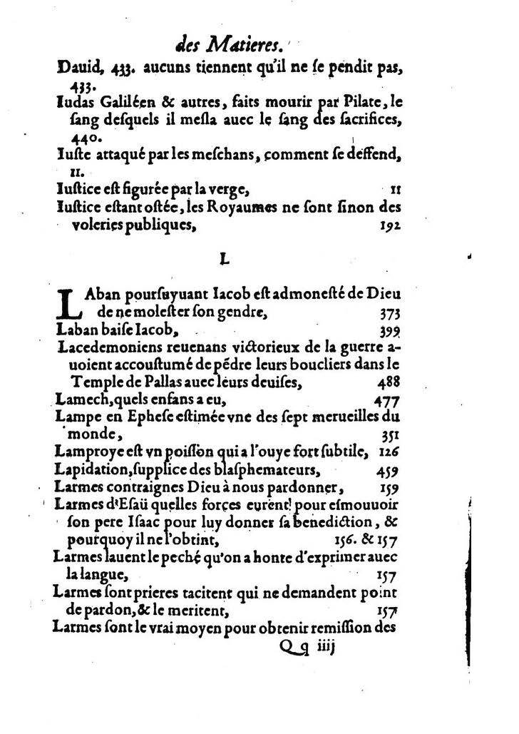 1607 - Nicolas Du Fossé - Trésor quadragésimal - T 02 - BM Lyon