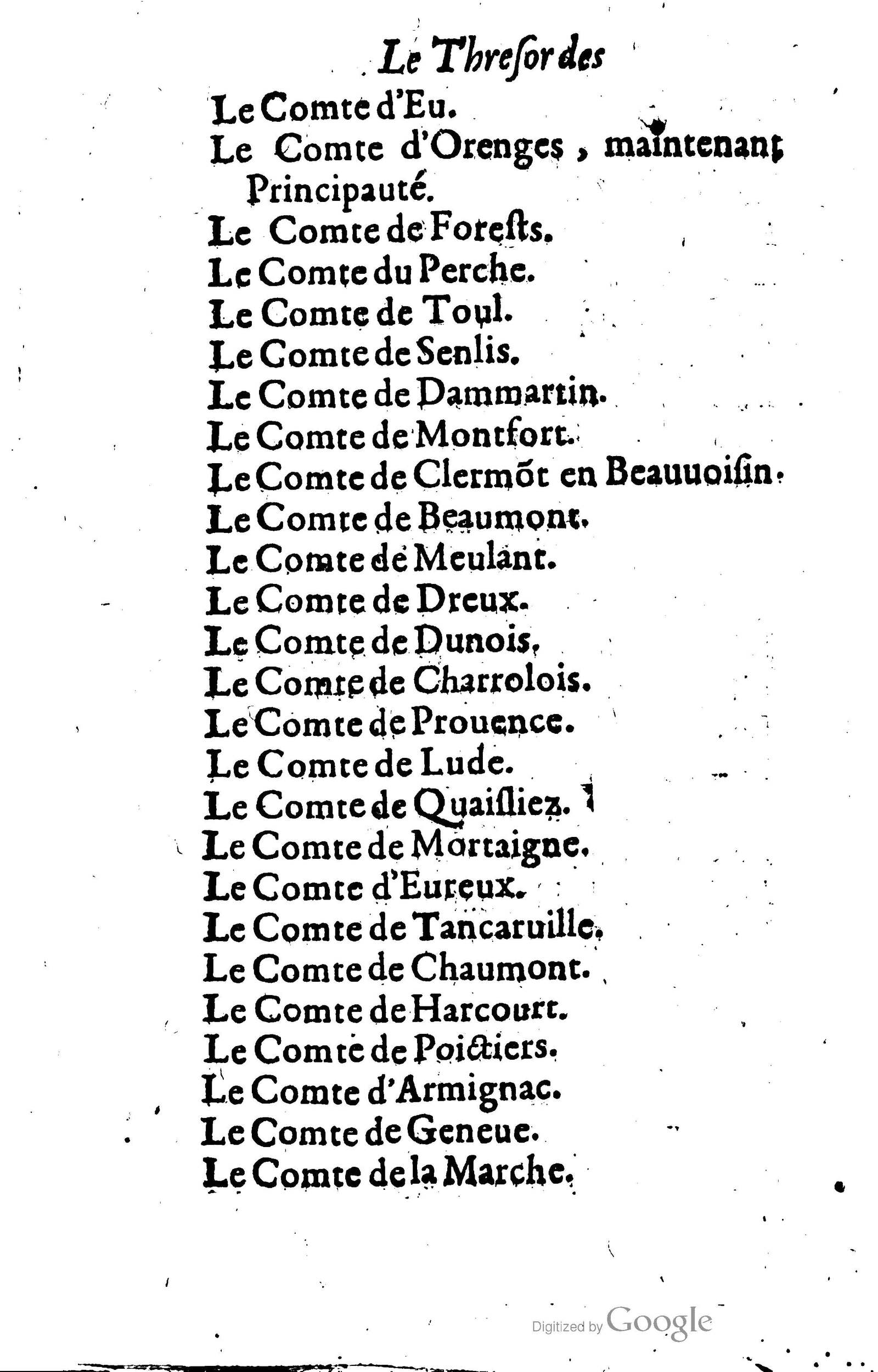1619 - Jean Corrozet - Trésor des histoires de France - BSB Munich
