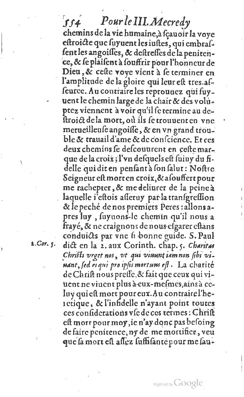 1607 - Nicolas Du Fossé - Trésor quadragésimal - T 01 - BM Lyon