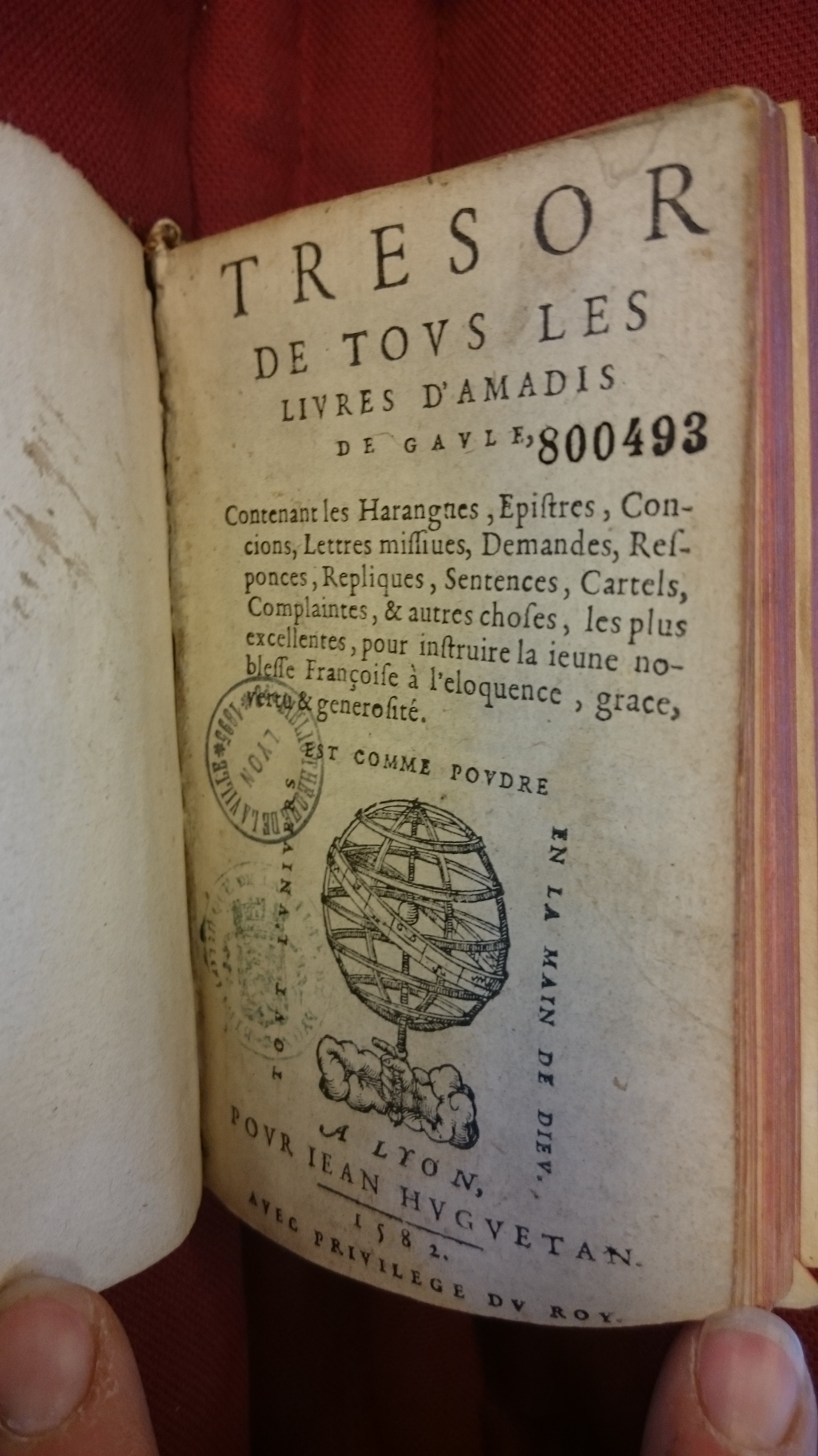 1582 - Jean Huguetan - Trésor des Amadis T. 2 - BM Lyon 1582 - Jean Huguetan - Trésor des Amadis T. 2 - BM Lyon