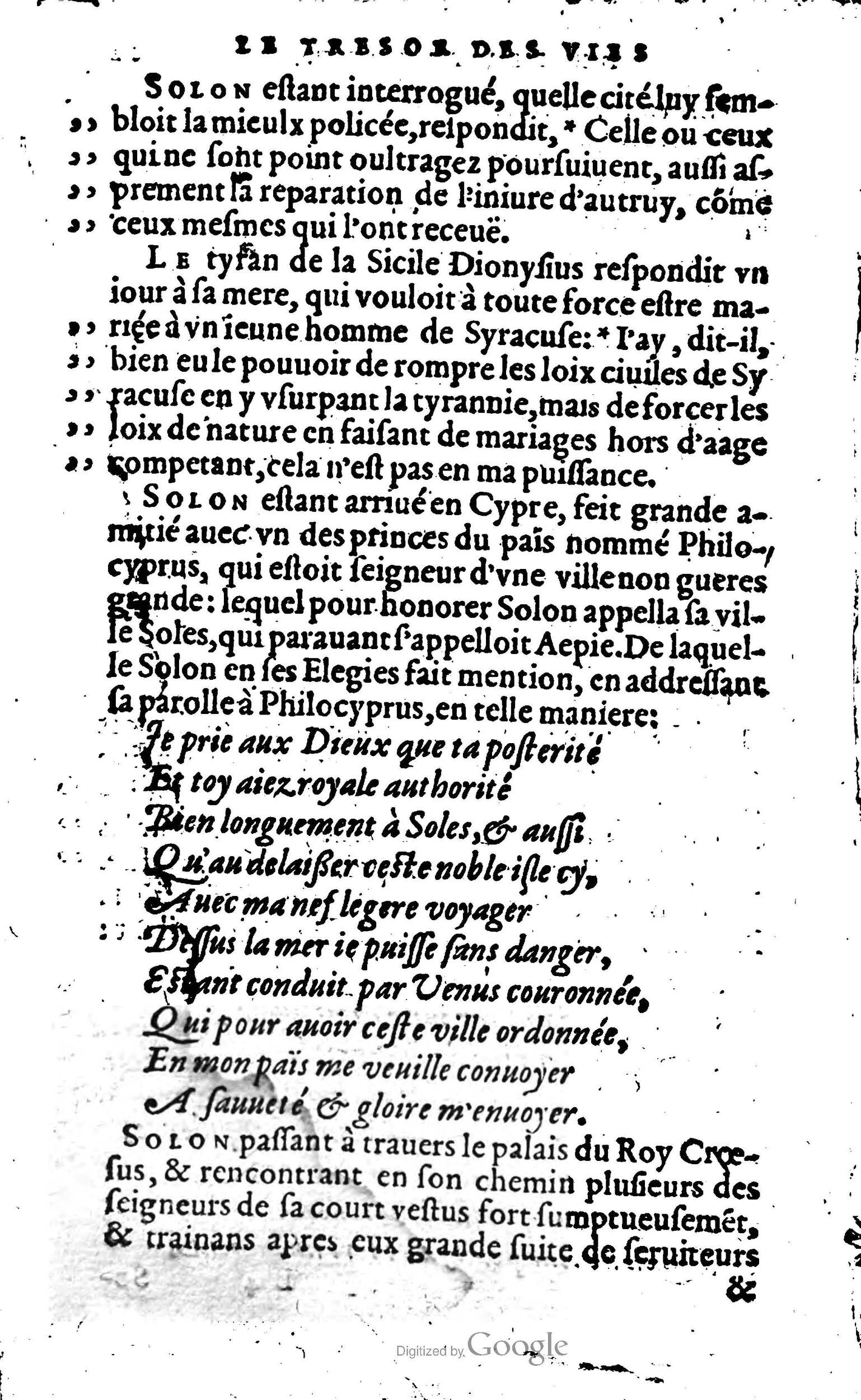 1568 - Willem Silvius - Trésor des vies de Plutarque - Anvers Plantin-Moretus 1568 - Willem Silvius - Trésor des vies de Plutarque - Anvers Plantin-Moretus