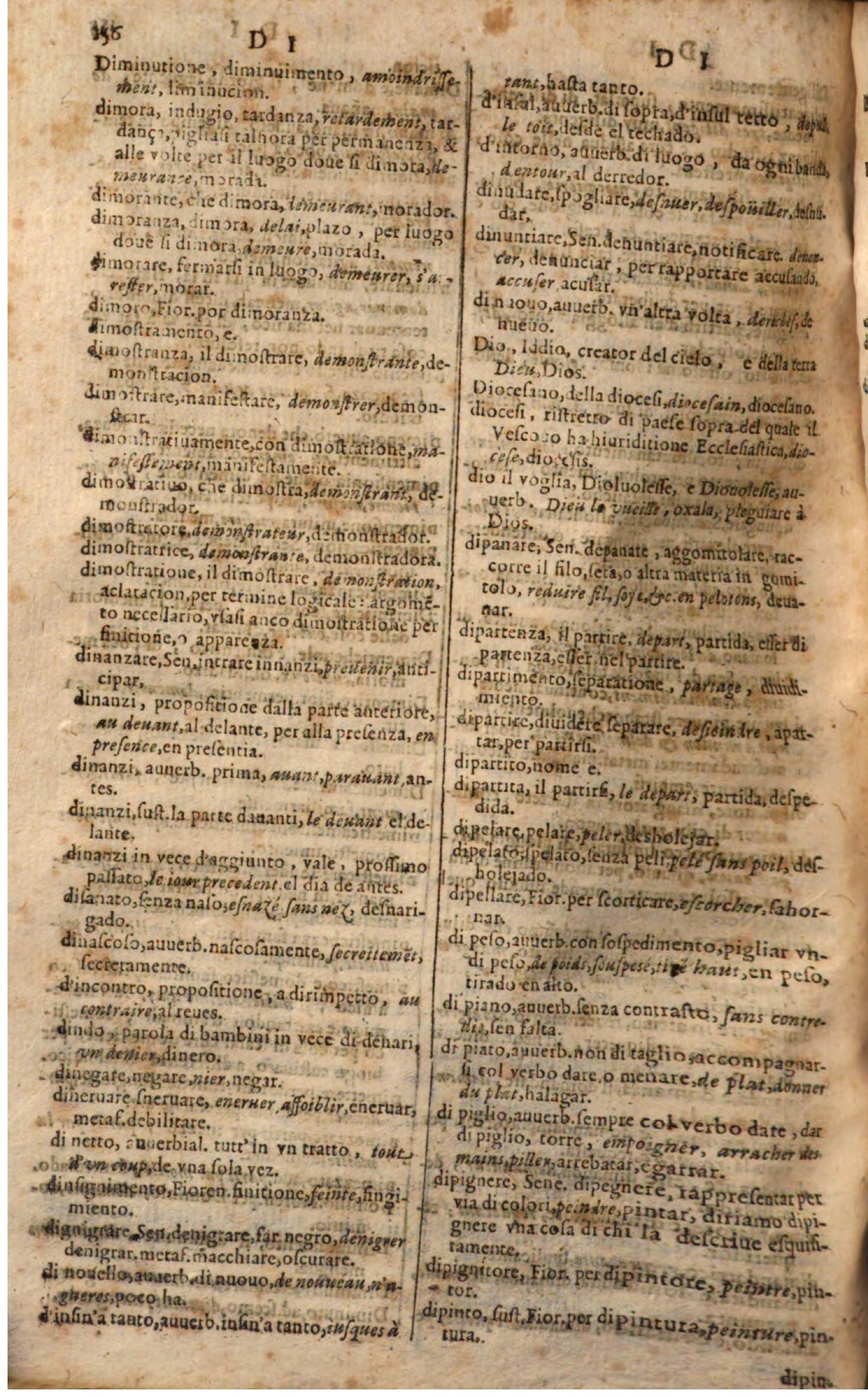 1644 - Jacques Crespin - Trésor des trois langues - Passau