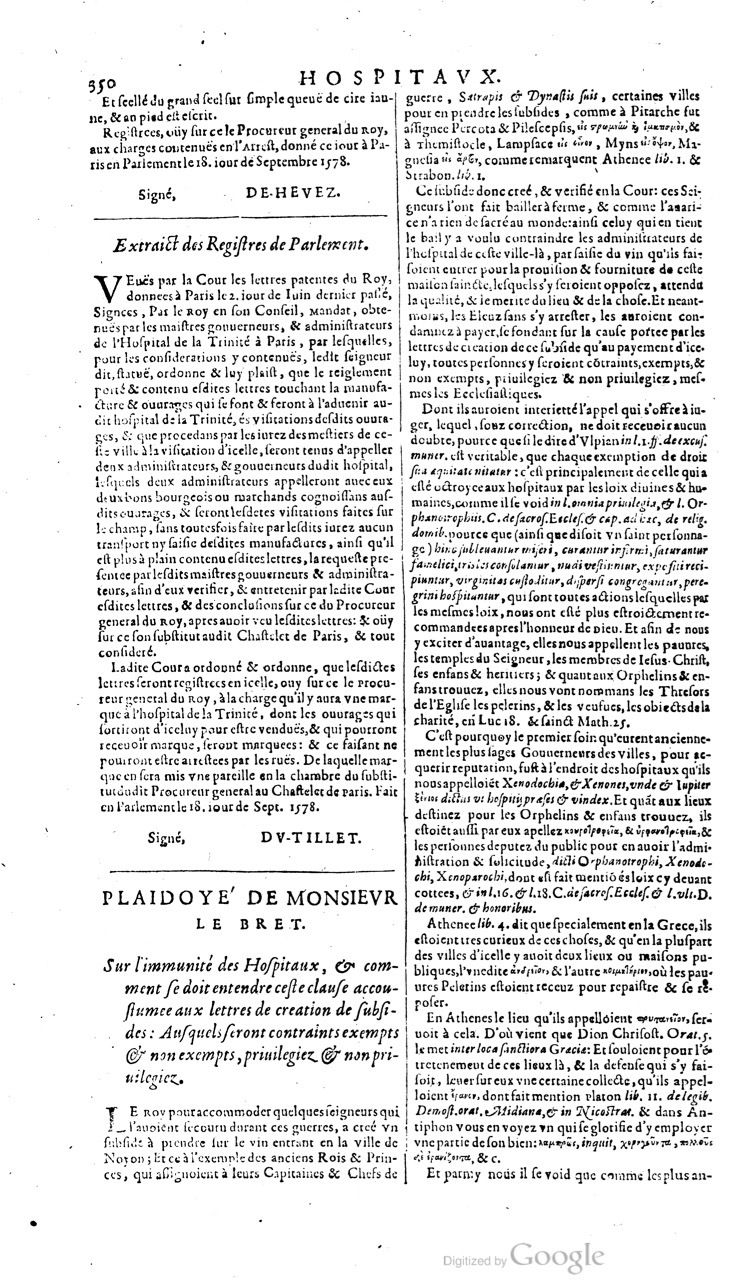 1629 - Veuve Nicolas Buon - Trésor du droit français (21754 T. 2) - BM Lyon