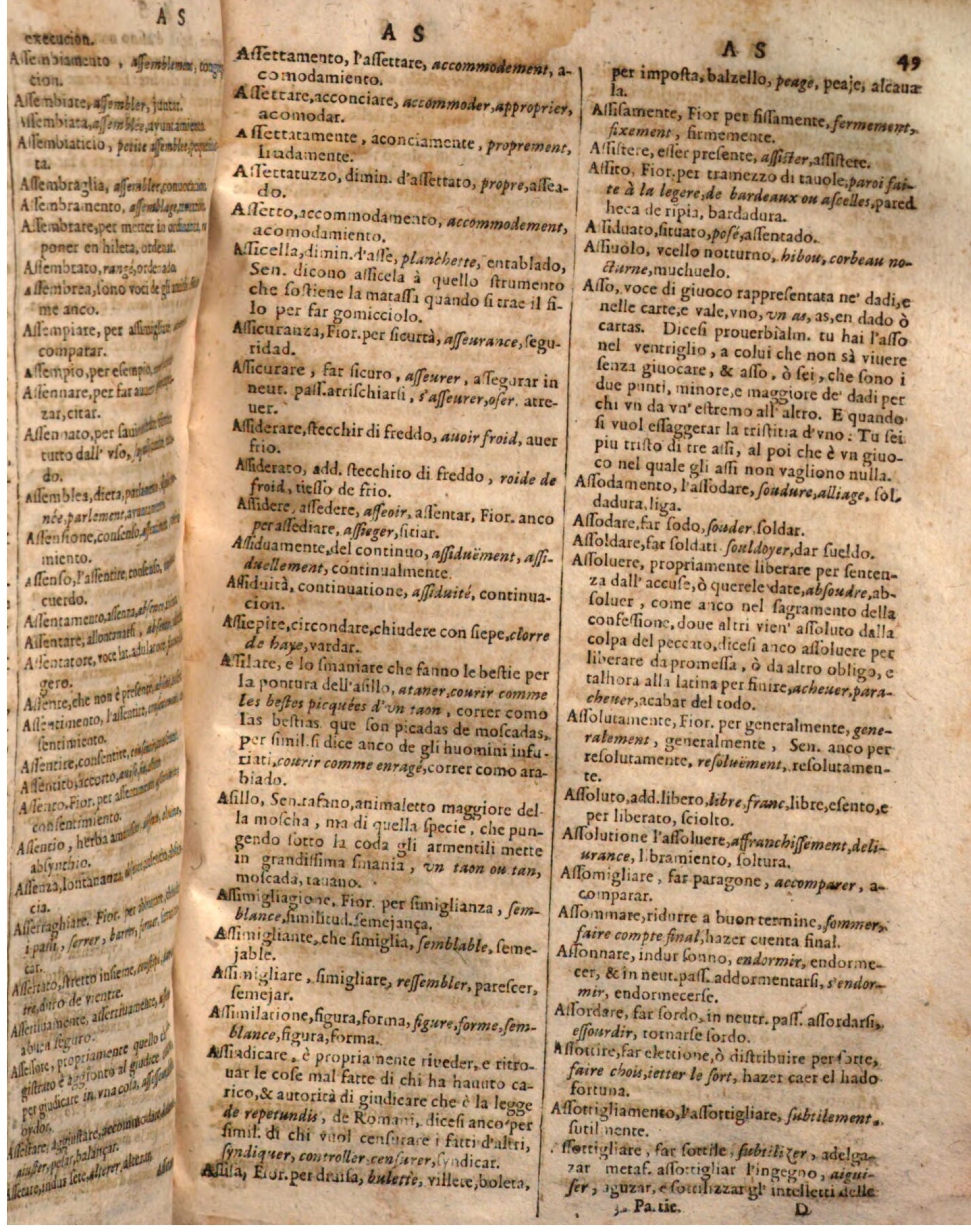 1644 - Jacques Crespin - Trésor des trois langues - Passau