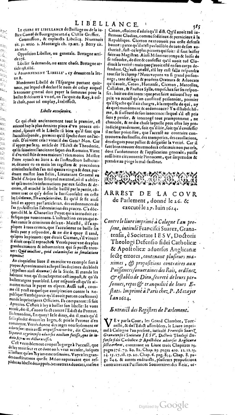 1629 - Veuve Nicolas Buon - Trésor du droit français (29620 T. 2) - BM Lyon