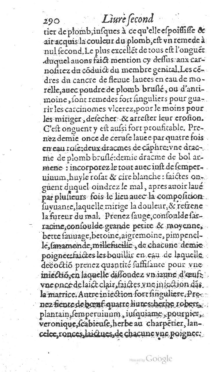 1585 - Jacques du Puis - Trésor des remèdes secrets pour les maladies des femmes - BnF
