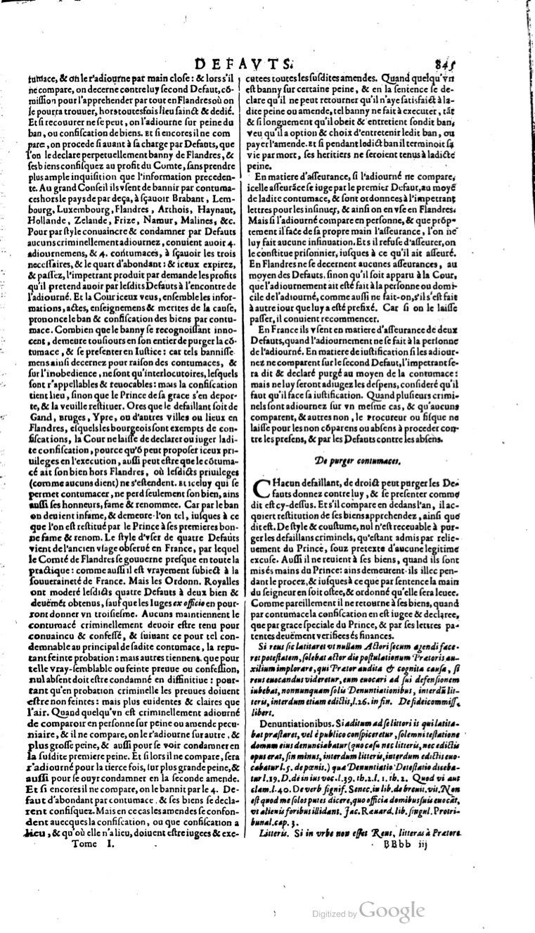 1629 - Veuve Nicolas Buon - Trésor du droit français (21754 T. 1) - BM Lyon