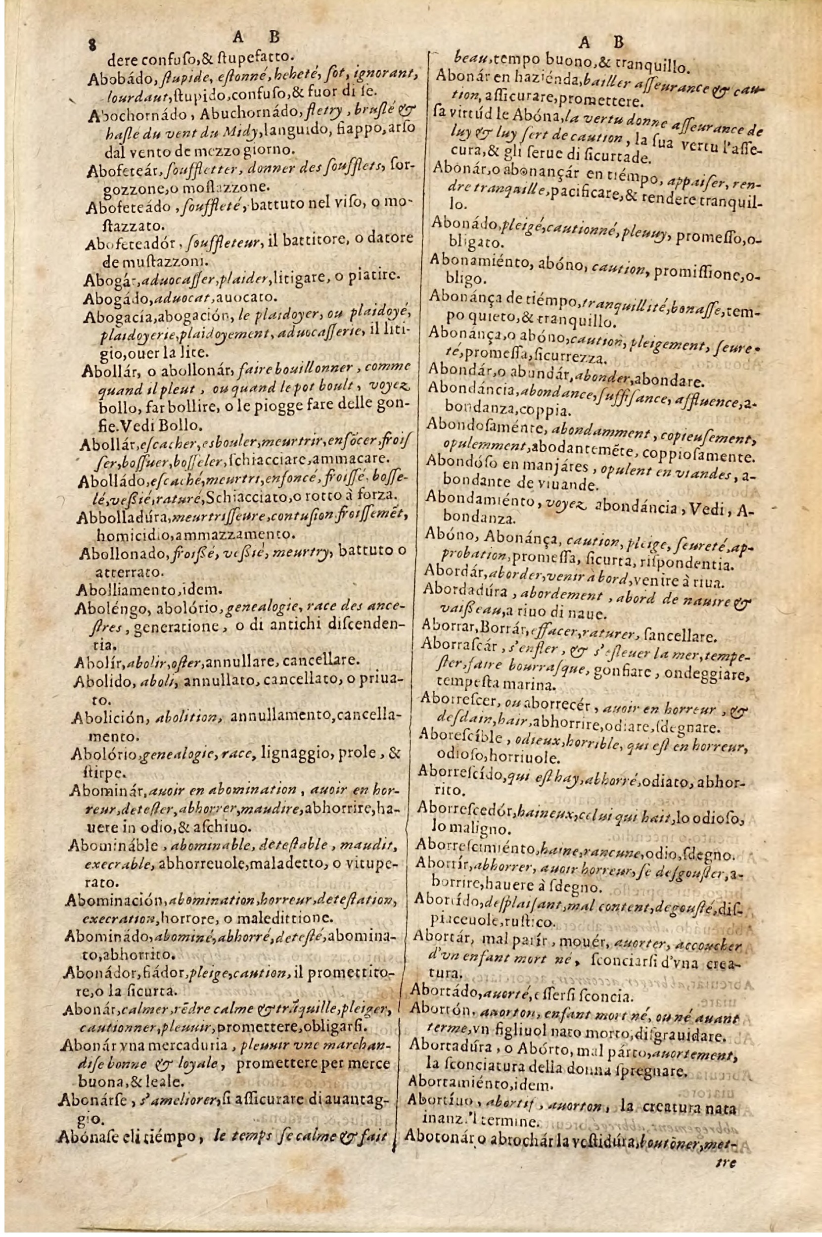 1627 - Jacques Crespin - Trésor des trois langues - Regensburg