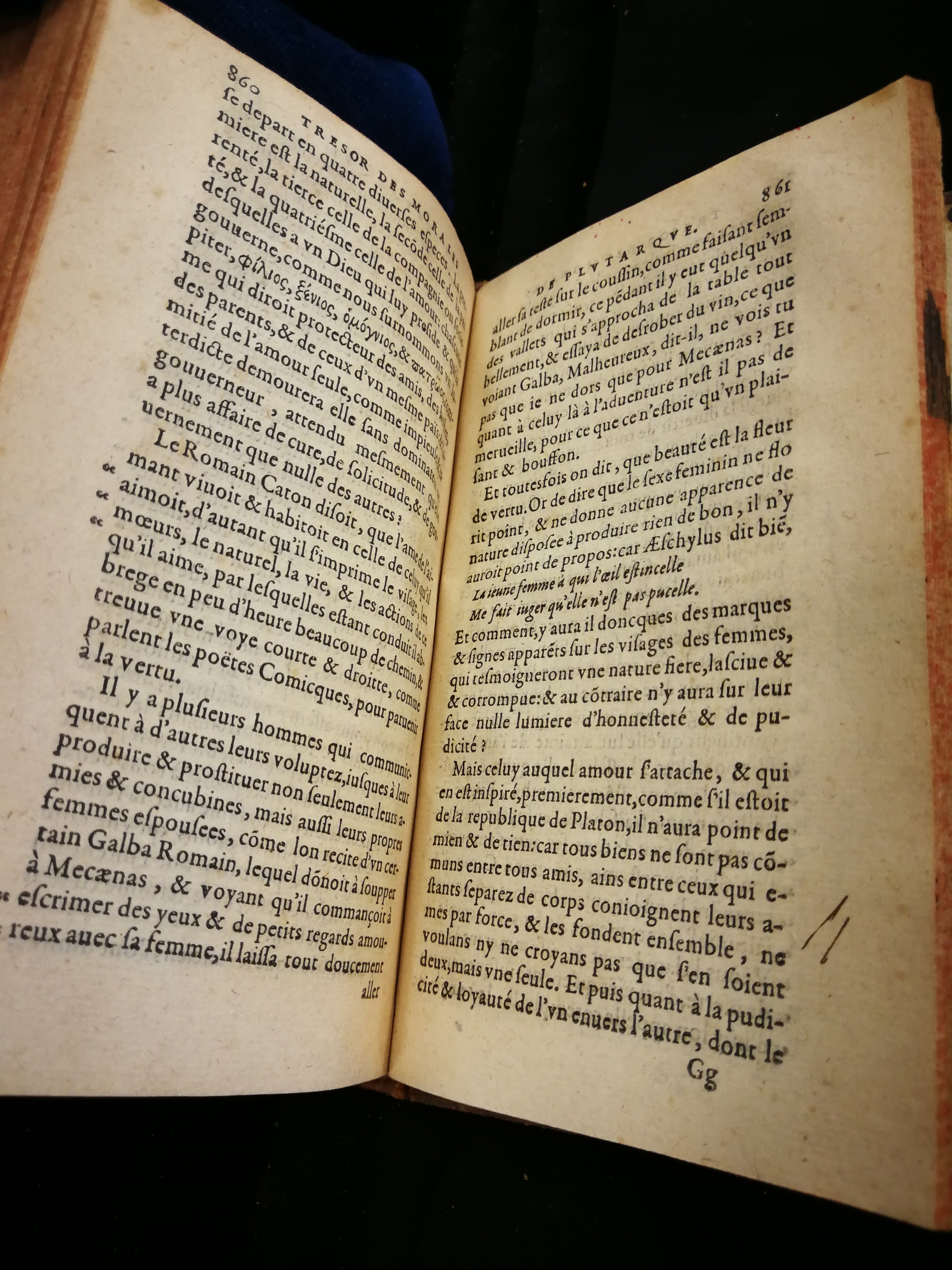 1577 - Jean Poupy - Trésor des morales de Plutarque - Les Méjanes, Aix-en-Provence 1577 - Jean Poupy - Trésor des morales de Plutarque - Les Méjanes, Aix-en-Provence