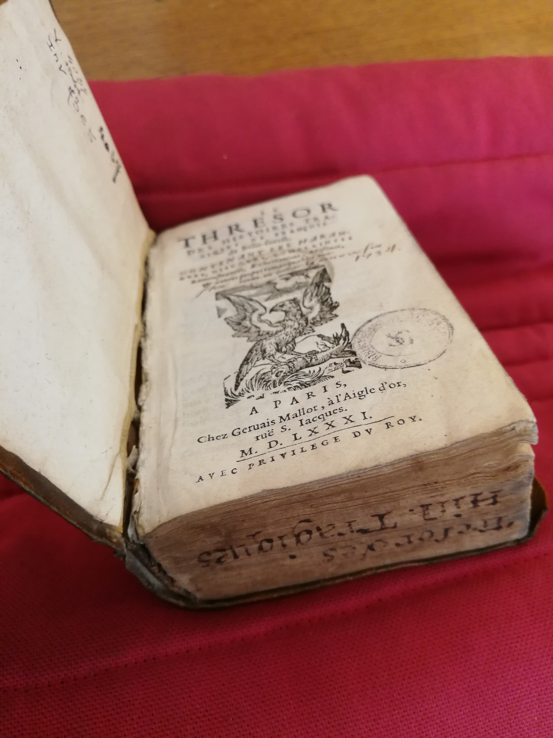 1581 - Pierre Le Voirier et Gervais Mallot - Trésor des histoires tragiques - Bibliothèque Sainte-Geneviève 1581 - Pierre Le Voirier et Gervais Mallot - Trésor des histoires tragiques - Bibliothèque Sainte-Geneviève