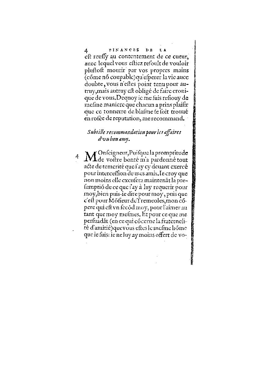 1572 - Nicolas Du Chemin - Finances et Trésor de la plume française - BM Lyon
