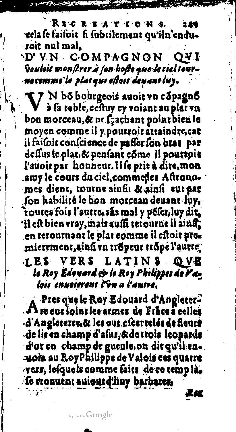 1616 - Balthazar Bellère - Trésor des récréations - NK ČR Prague
