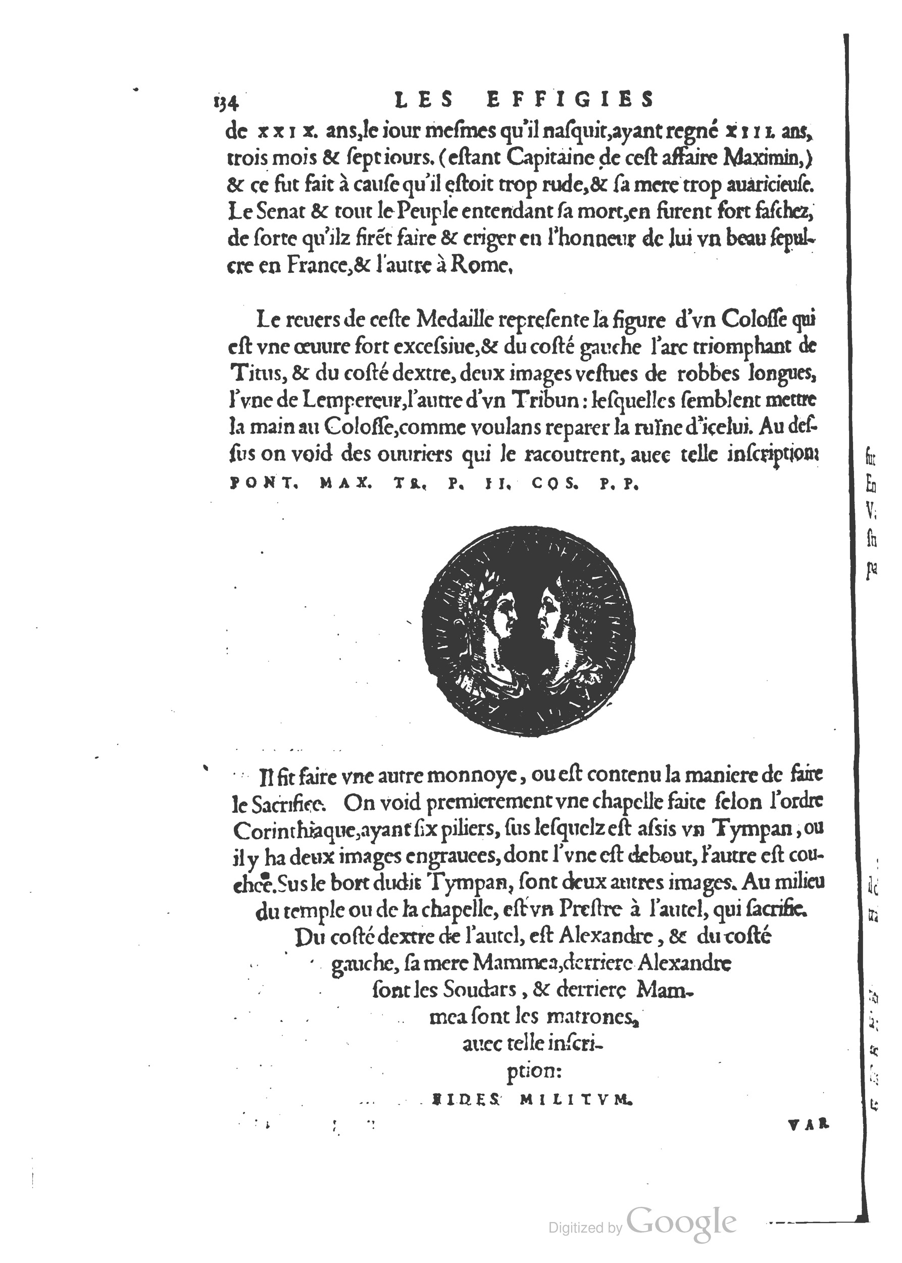 1553 - Jacopo Strada et Thomas Guérin - Épitome du Trésor des antiquités - BM Lyon