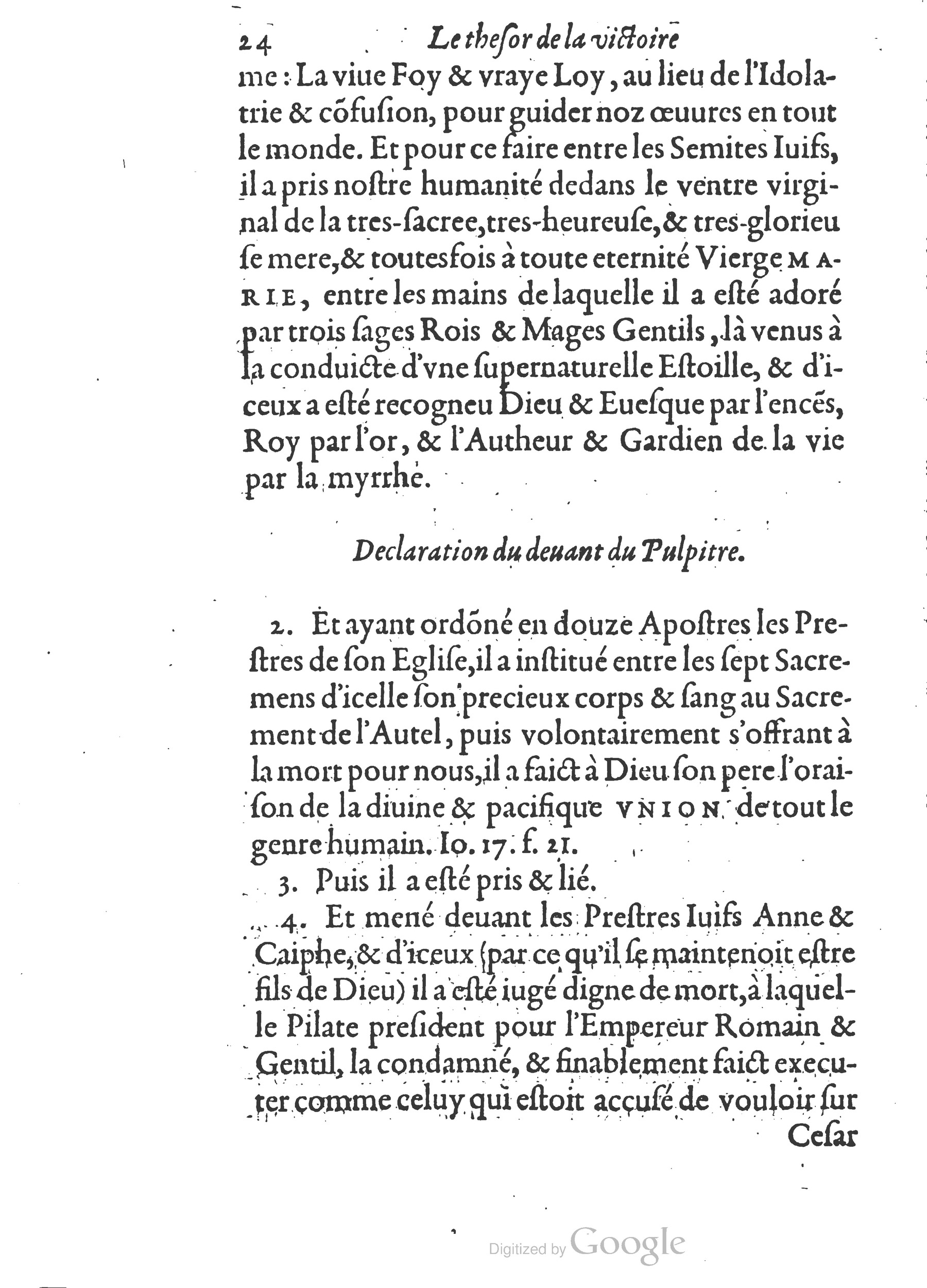 1578 - Nicolas Chesneau - Trésor et entière histoire de la triomphante victoire du corps de Dieu sur l’esprit malin - British Library 1578 - Nicolas Chesneau - Trésor et entière histoire de la triomphante victoire du corps de Dieu sur l’esprit malin - British Library