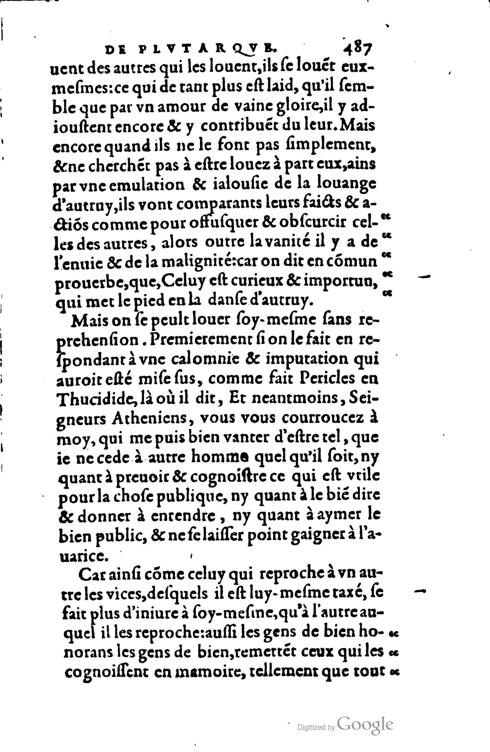 1578 - Jean Poupy - Trésor des morales de Plutarque - BSB Munich