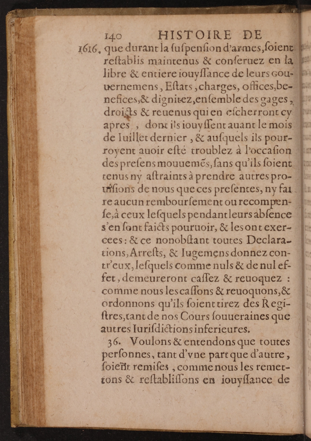 1626 - Joseph Bouillerot - Trésor de l’histoire générale de notre temps - BnF Arsenal