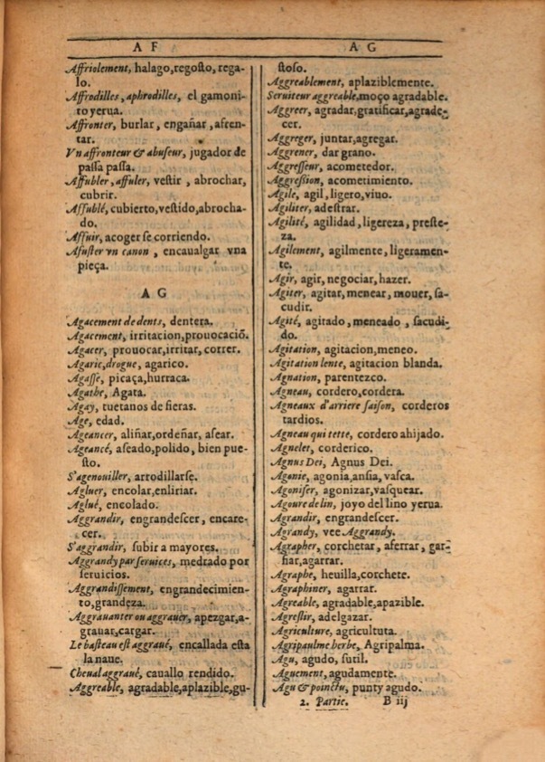 1607 - Marc Orry - Trésor des deux langues espagnole et française (Première et Seconde parties) - ÖNB Wien