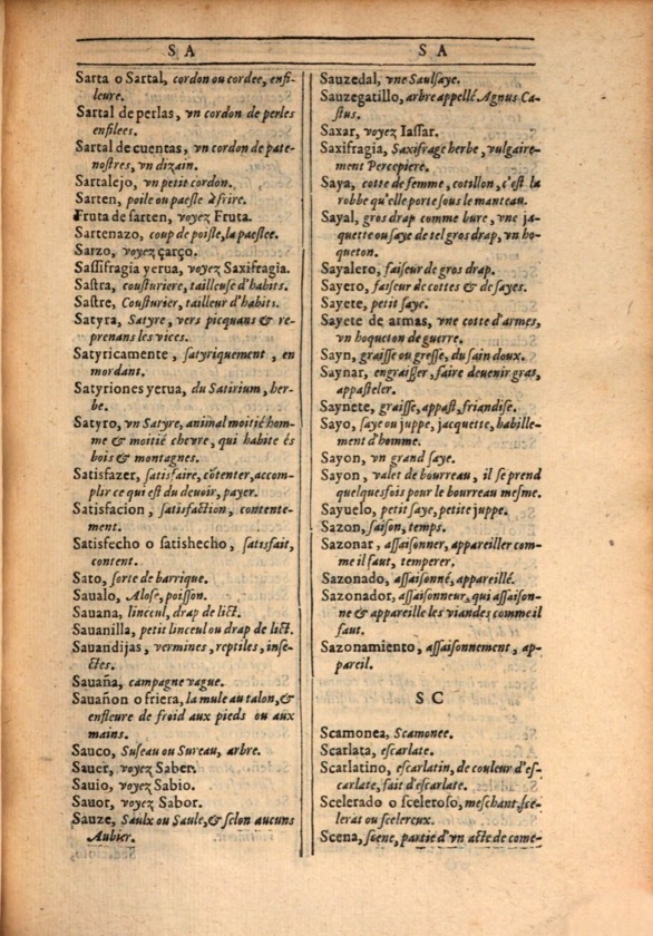 1607 - Marc Orry - Trésor des deux langues espagnole et française (Première et Seconde parties) - ÖNB Wien