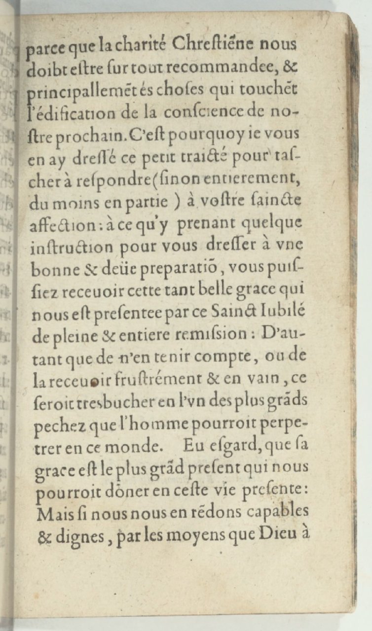 1590 - Jean Moreau - Discours du jubilé tiré du Trésor spirituel de l’Église - BnF