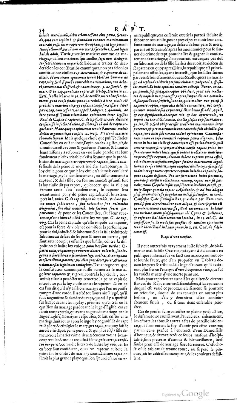 1629 - Veuve Nicolas Buon - Trésor du droit français (21754 T. 3) - BM Lyon