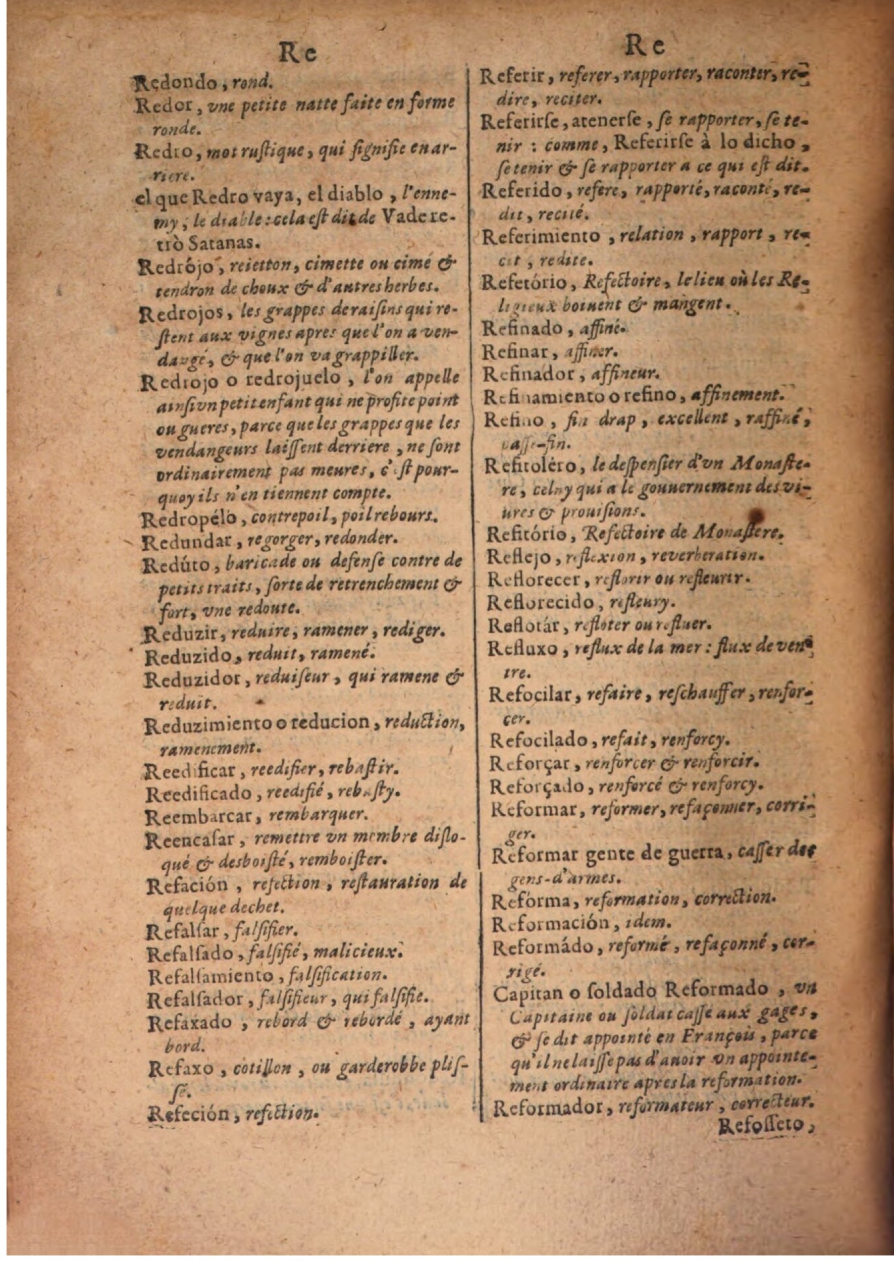 1645 - A. de Sommaville et A. Courbé - Trésor des deux langues espagnole et française - BSB Munich 1645 - A. de Sommaville et A. Courbé - Trésor des deux langues espagnole et française - BSB Munich