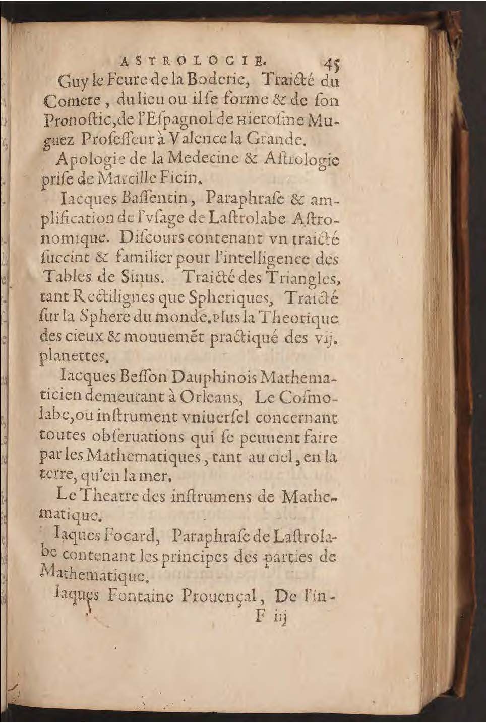 1602 - François Jacquin - Trésor des bons esprits français - BnF Arsenal