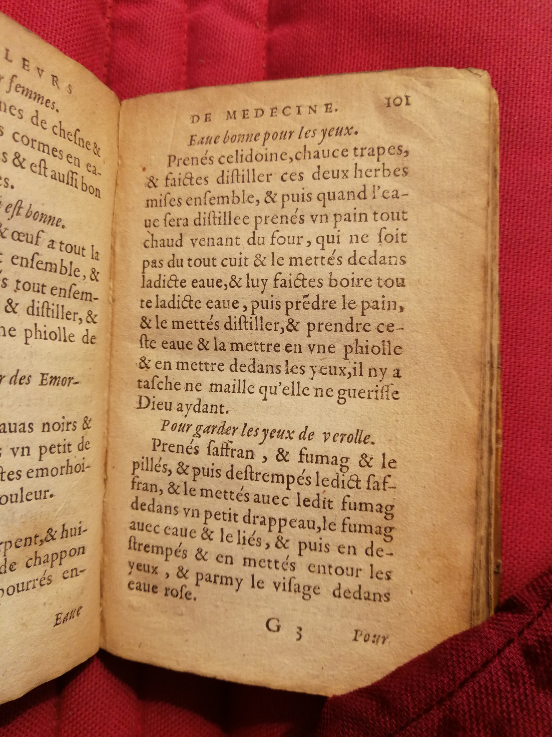 1586 - Benoît Rigaud - Trésor des fleurs et secrets de médecine - Sainte-Geneviève