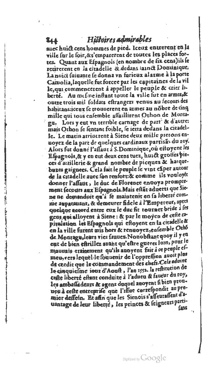 1610 - Paul Marceau - Trésor d’histoires admirables et mémorables - BSB Munich 1610 - Paul Marceau - Trésor d’histoires admirables et mémorables - BSB Munich