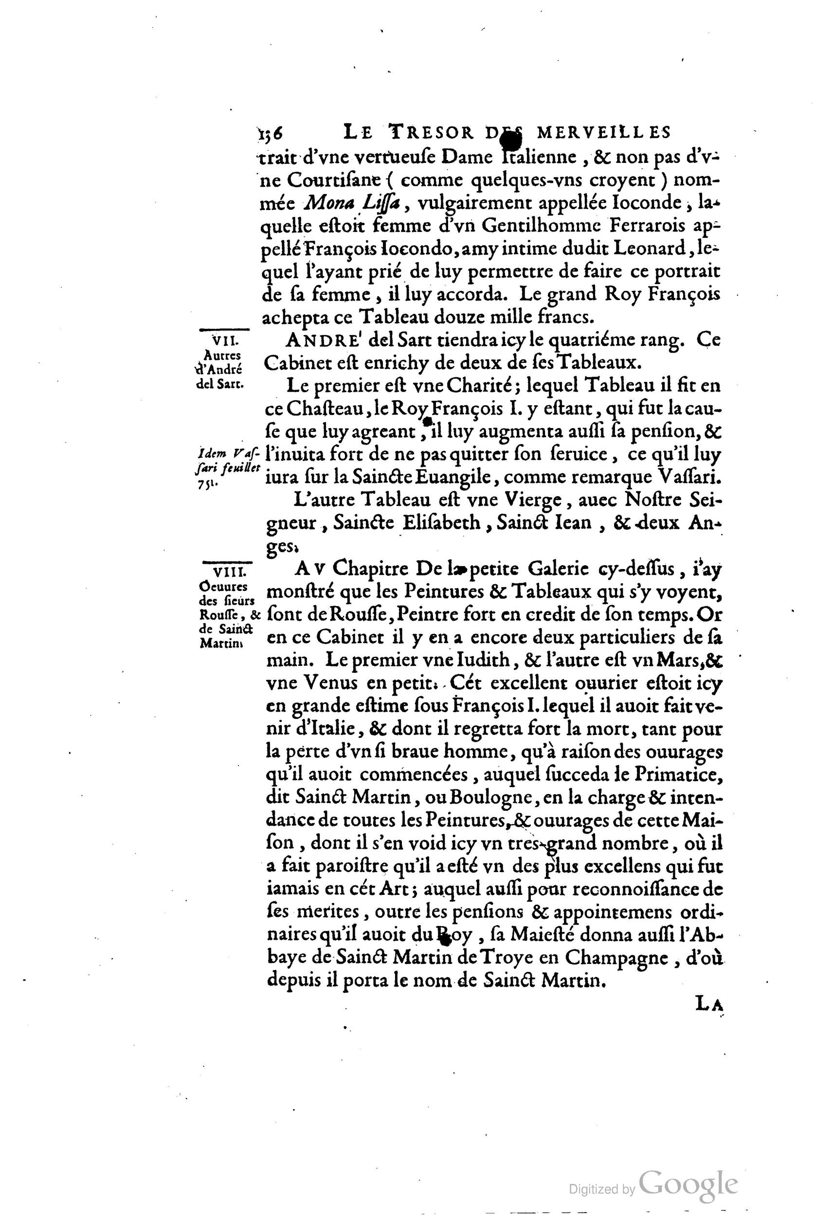 1642 - Sébastien Cramoisy - Trésor des merveilles de la maison royale de Fontainebleau - BM Lyon 1642 - Sébastien Cramoisy - Trésor des merveilles de la maison royale de Fontainebleau - BM Lyon