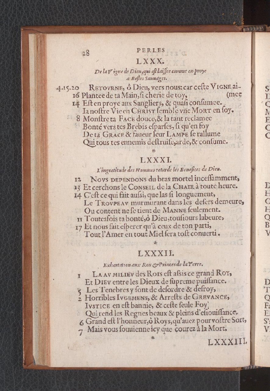 1577 - Jean de Laon - Trésor des 150 psaumes de David - Genève