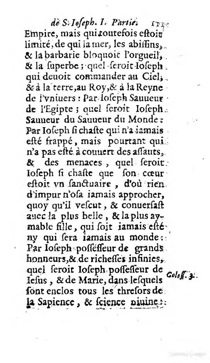 1646 - Jean Piot - Trésor inestimable de Saint-Joseph - BNC Rome