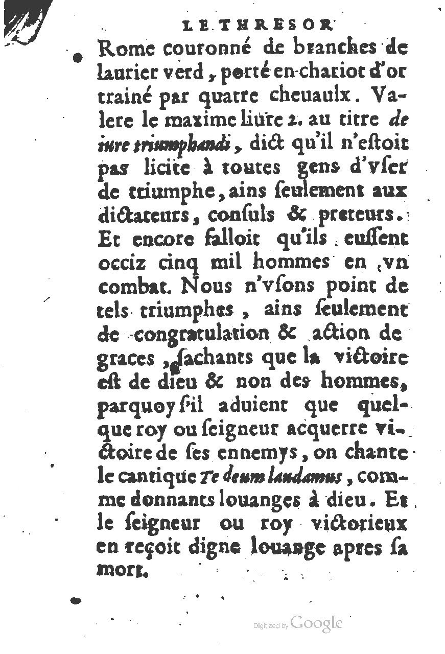 1578 - Jean de Bordeaux - Trésor de l’Église catholique - BM Lyon 1578 - Jean de Bordeaux - Trésor de l’Église catholique - BM Lyon