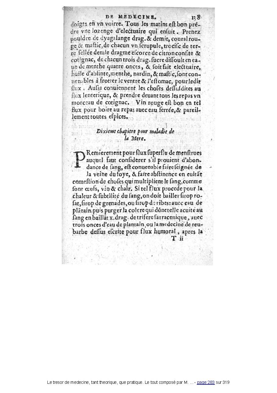 1560 - Pierre et Jan Moine - Trésor de médecine - Université Paris Cité
