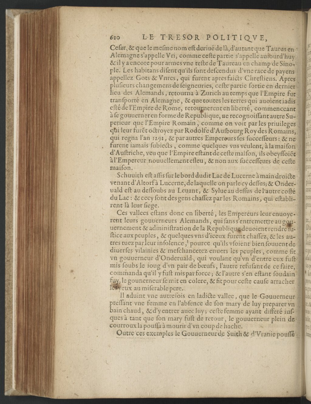 1608 - Nicolas Du Fossé - Trésor politique - BnF Tolbiac