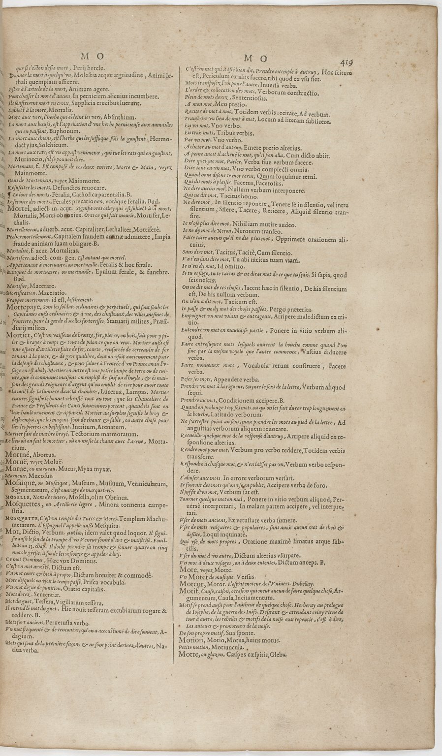 1606 - David Douceur - Trésor de la langue française - BnF