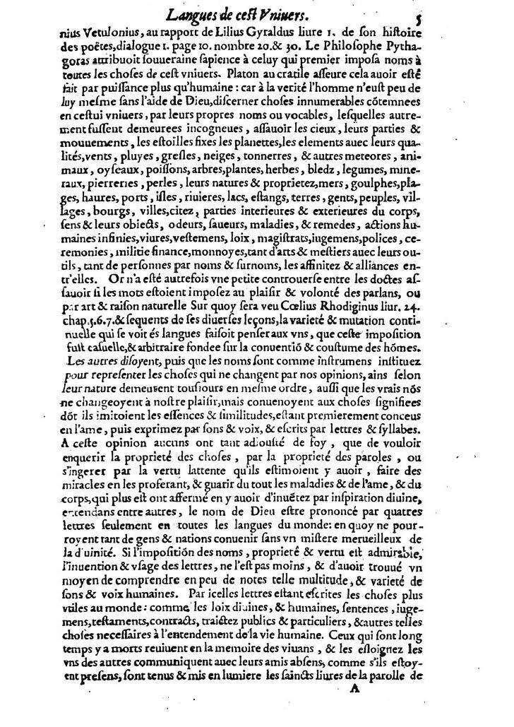 1613 - Matthieu Berjon - Trésor de l’histoire des langues de cet univers - BM Lyon 1613 - Matthieu Berjon - Trésor de l’histoire des langues de cet univers - BM Lyon