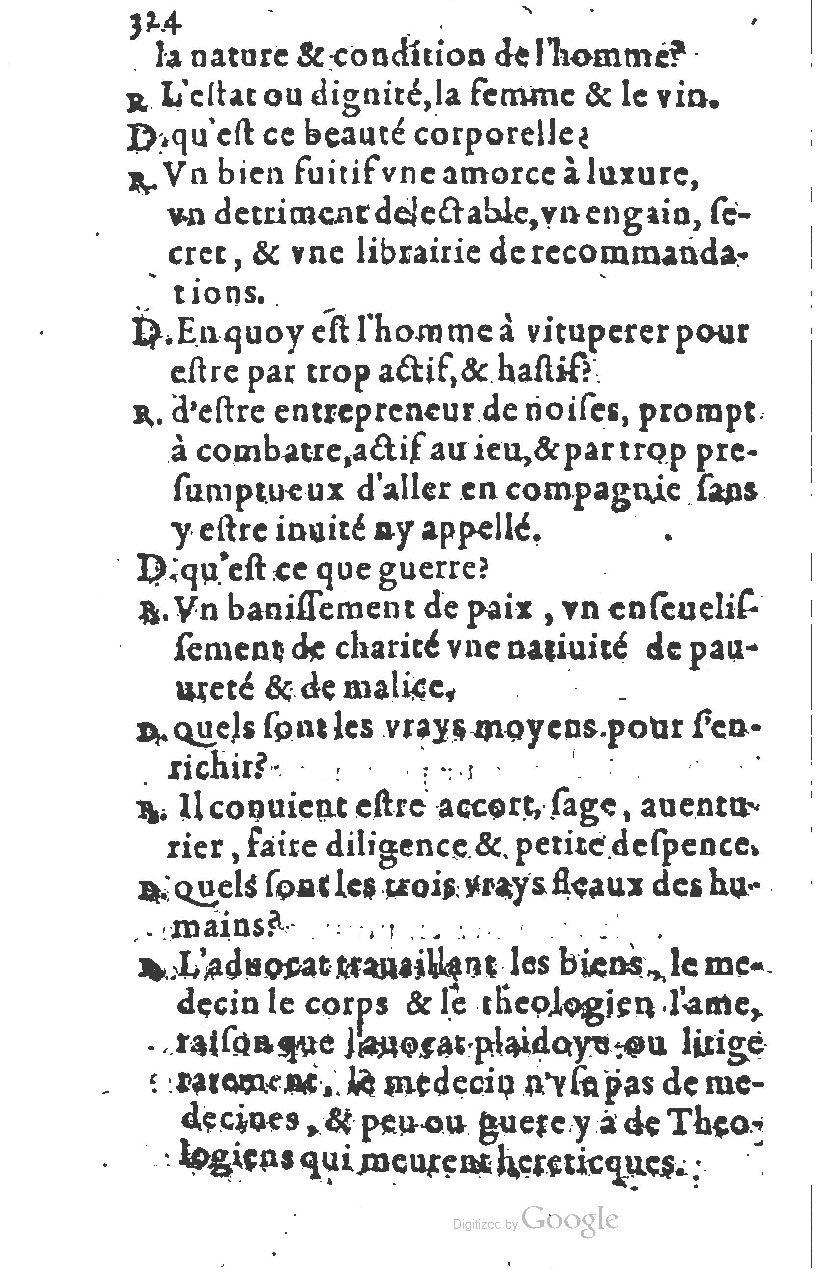1581 - Nicolas Bonfons  - Trésor des sentences dorées - Princeton