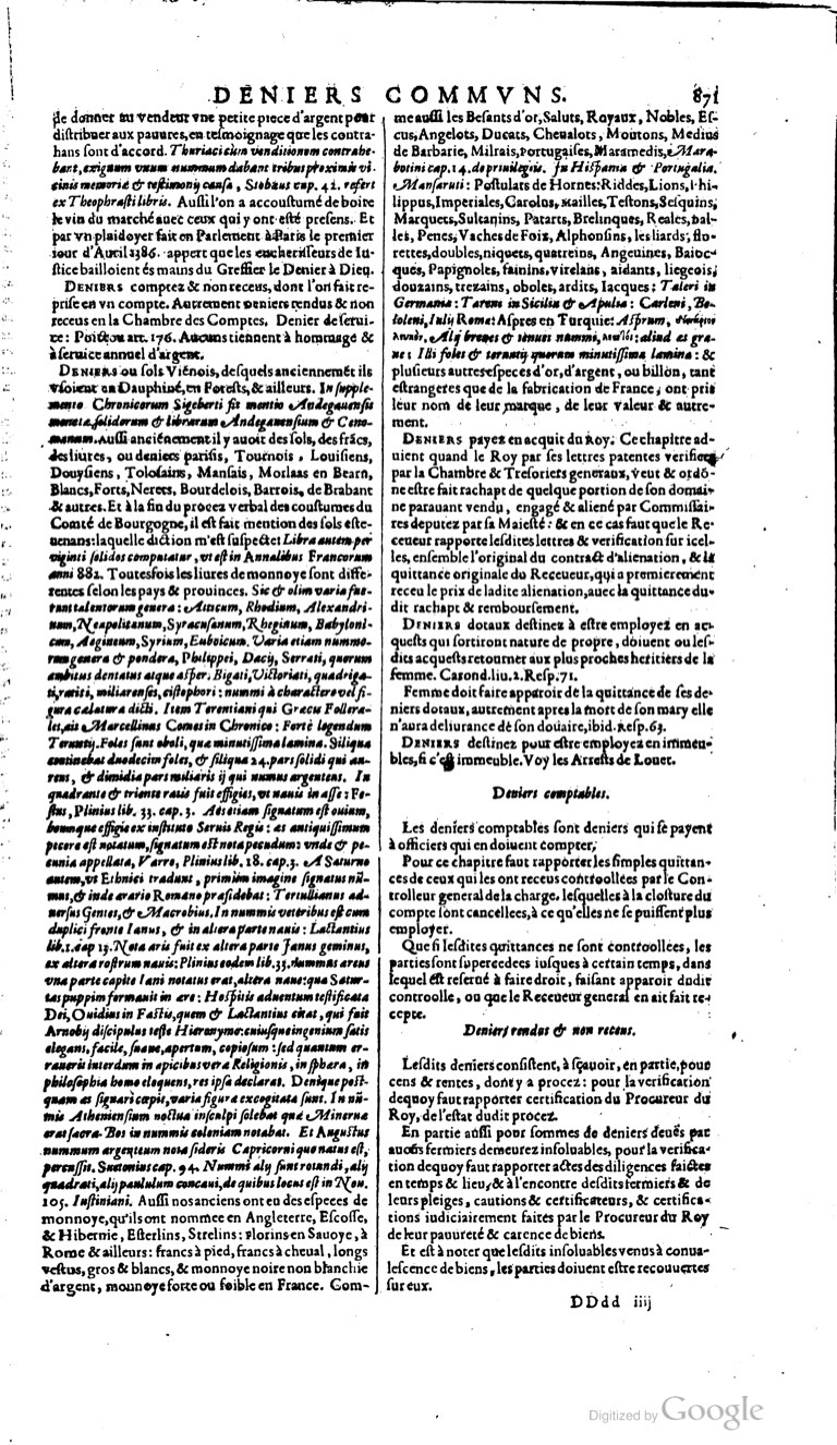 1629 - Veuve Nicolas Buon - Trésor du droit français (21754 T. 1) - BM Lyon