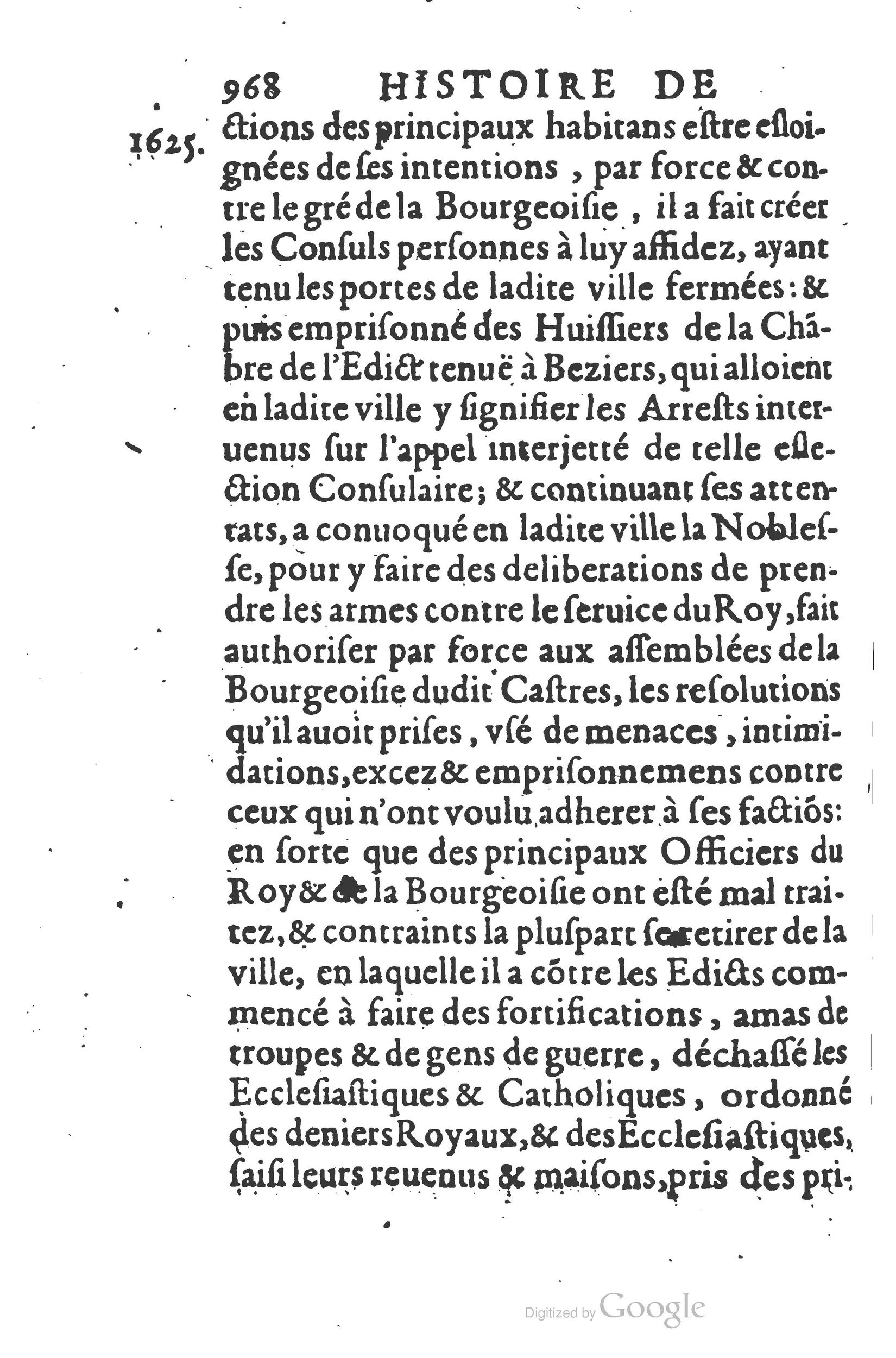 1626 - Joseph Bouillerot - Trésor de l’histoire générale de notre temps - BSB Munich