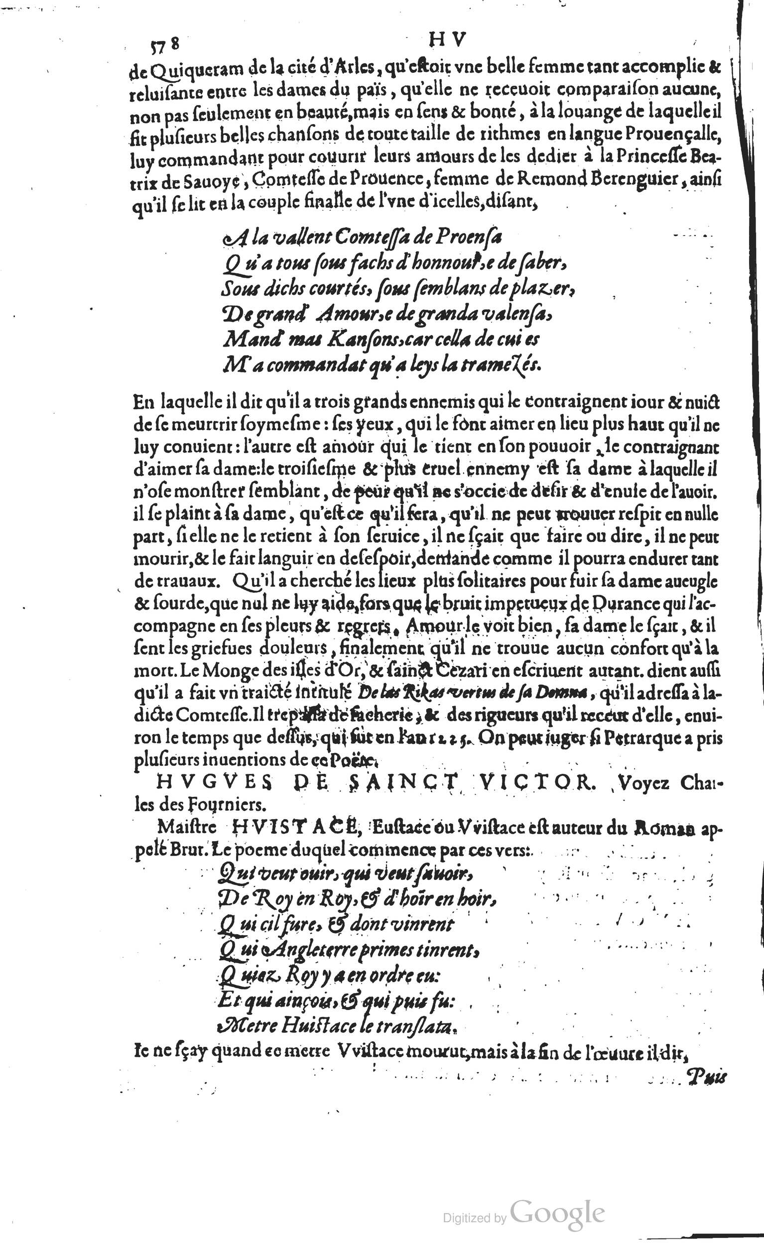 1585 - Barthélemy Honorat - Bibliothèques françaises - BSB Munich