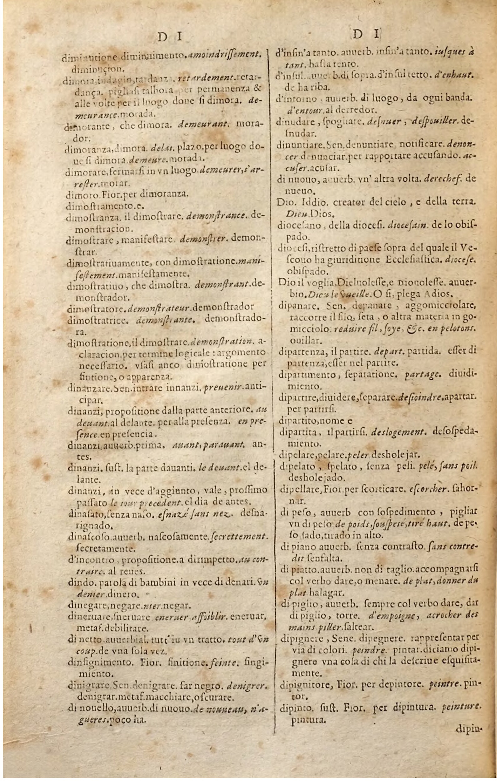 1627 - Jacques Crespin - Trésor des trois langues (Troisième partie) - Regensburg
