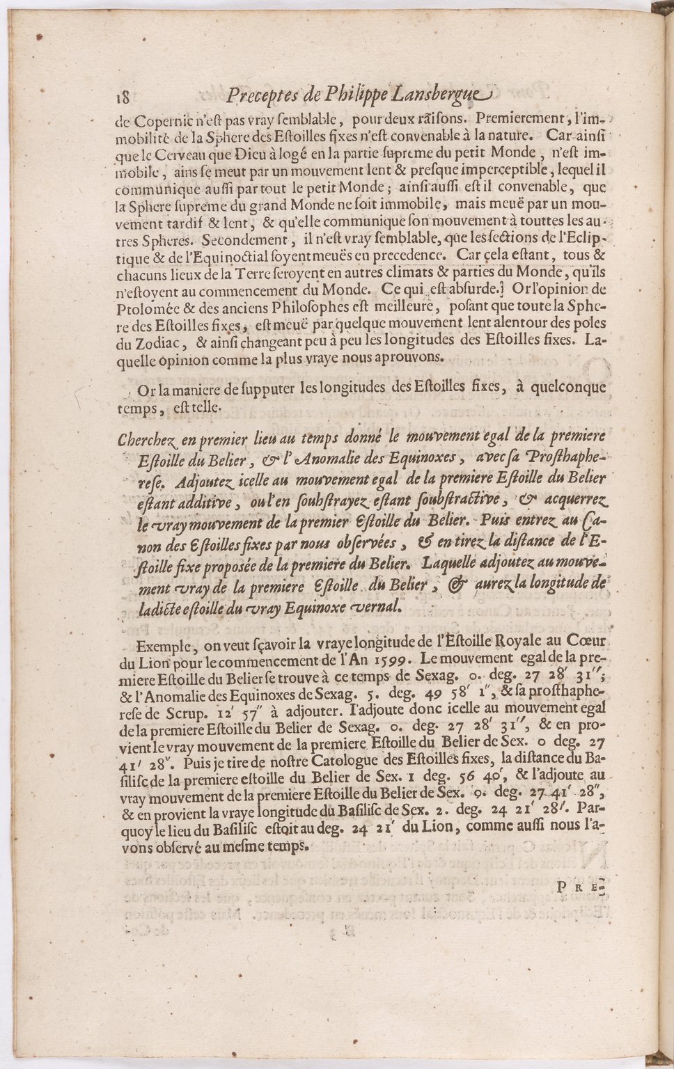 1634 - Zacharie Roman - Les Tables perpétuelles - BnF Arsenal