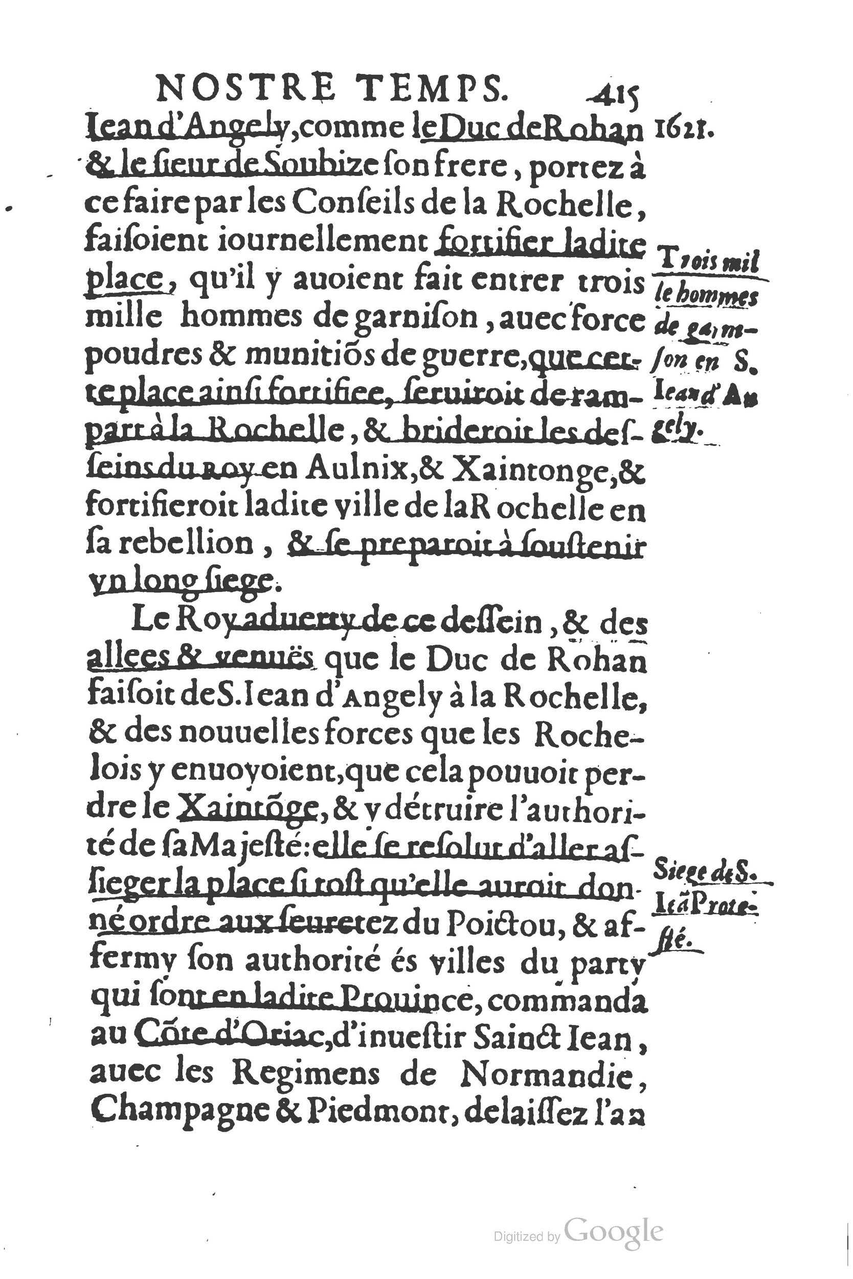 1626 - Joseph Bouillerot - Trésor de l’histoire générale de notre temps - BSB Munich