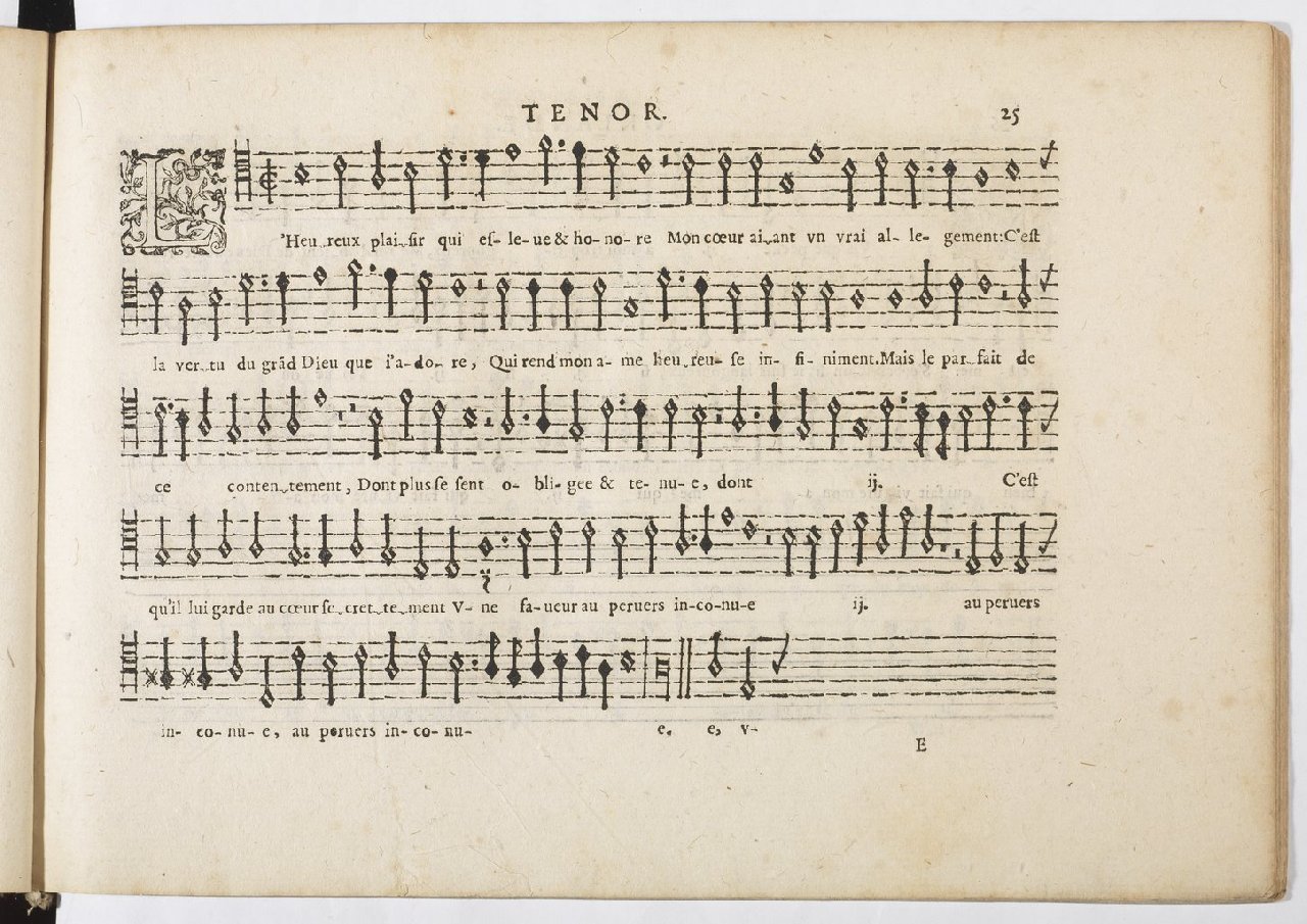 1594 - Paul Marceau - Trésor de musique d&#039;Orlande de Lassus, Superius, Bassus, Tenor, Quinta pars - BnF