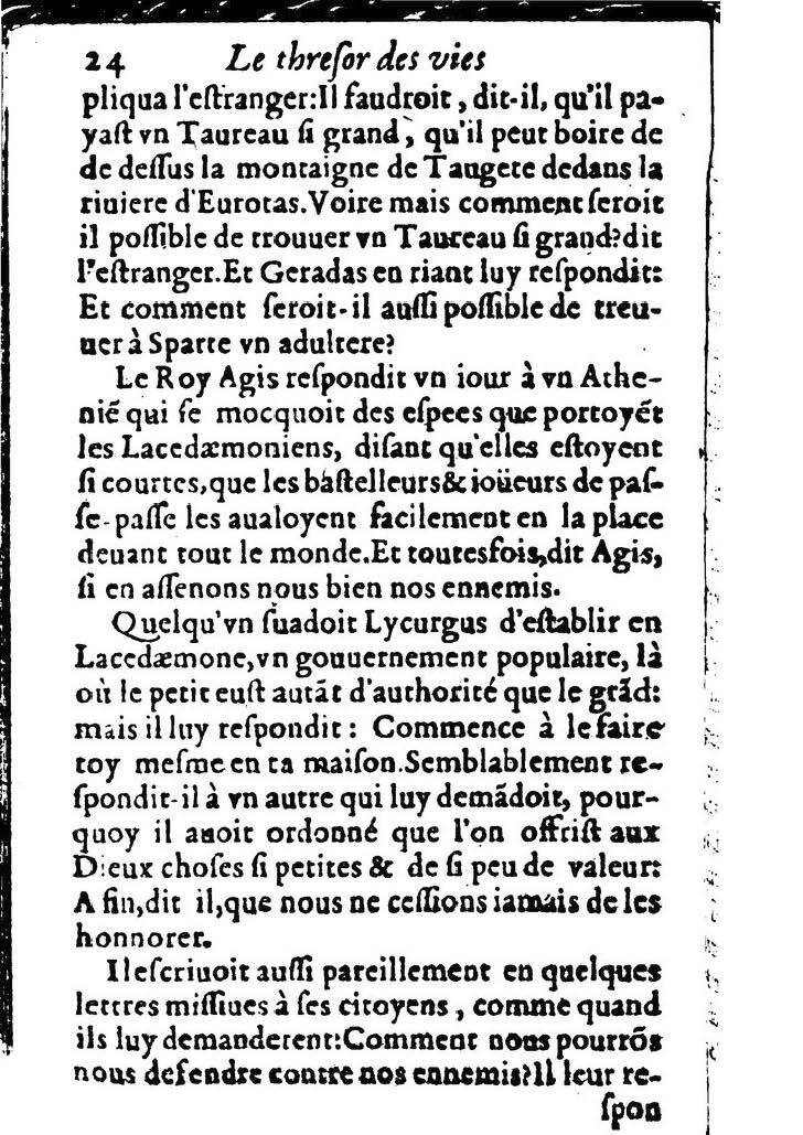 1611 - Pierre Rigaud - Trésor des vies de Plutarque - BM Lyon