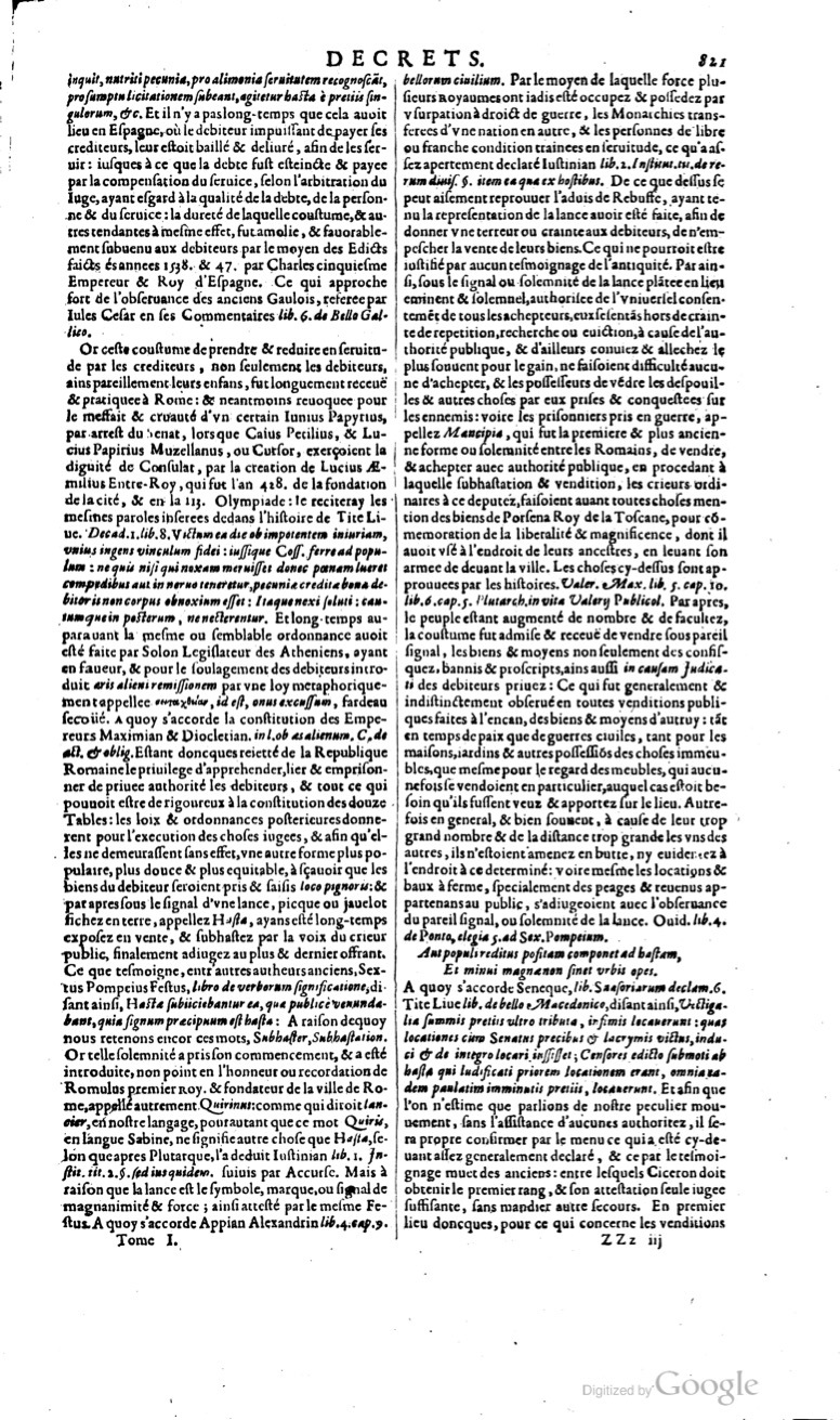 1629 - Veuve Nicolas Buon - Trésor du droit français (29620 T. 1) - BM Lyon