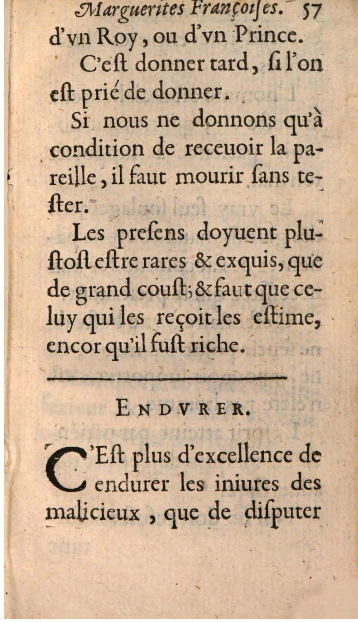 1611 - Théodore Reinsart - La Suitte des marguerites françoises, ou second thresor du bien dire - BSB Munich