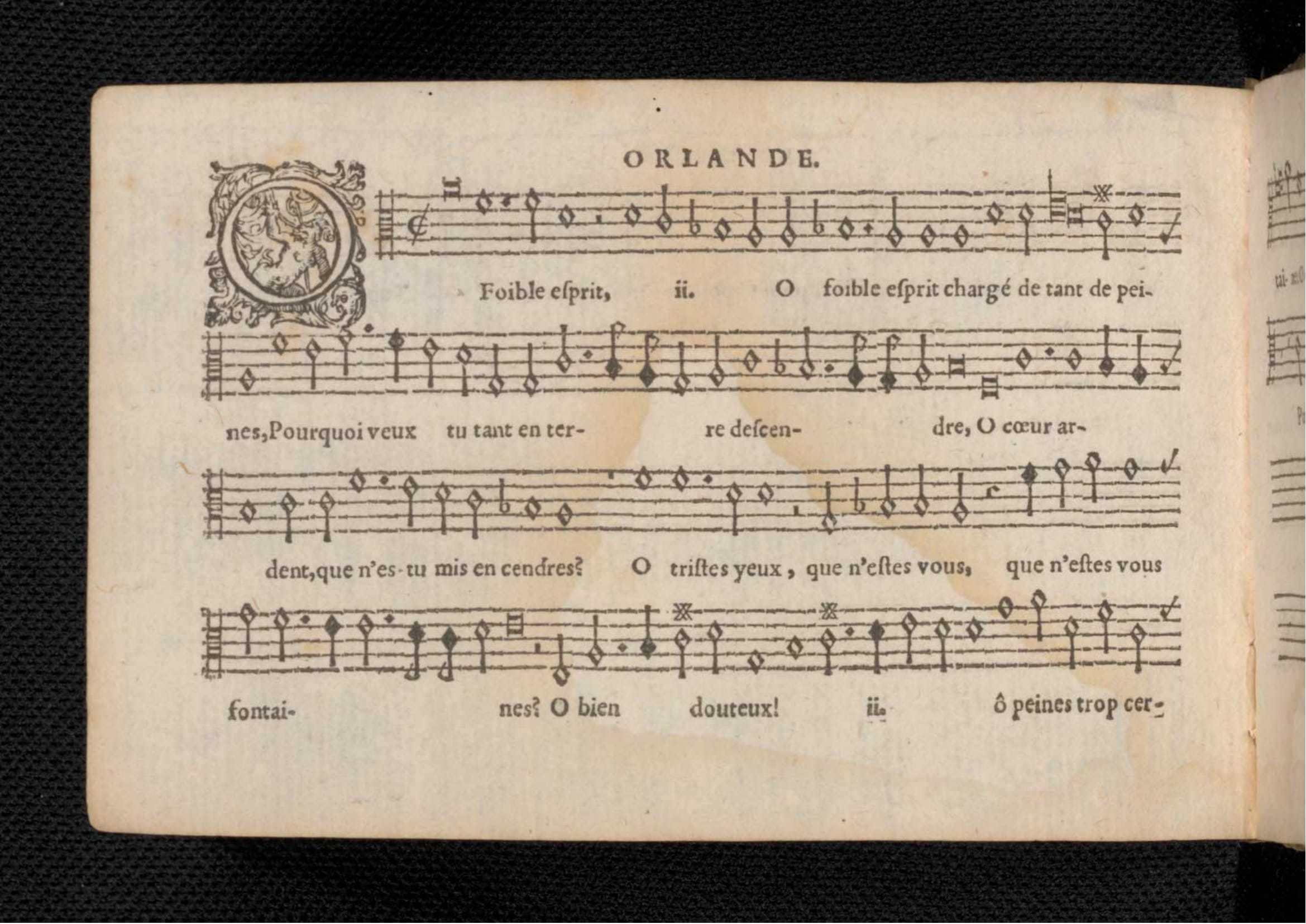 1576 - [Pierre de Saint-André] - Trésor de musique d’Orlande de Lassus Tenor - KBR Bruxelles